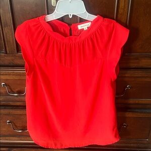 Monteau Vibrant Red Blouse